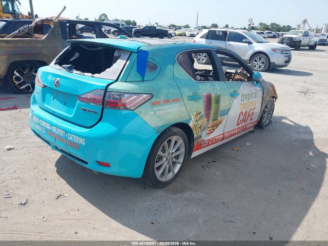 2011 Lexus Ct 200h Premium მანქანა იყიდება აუქციონზე, vin: JTHKD5BH6B2037900, აუქციონის ნომერი: 42140587