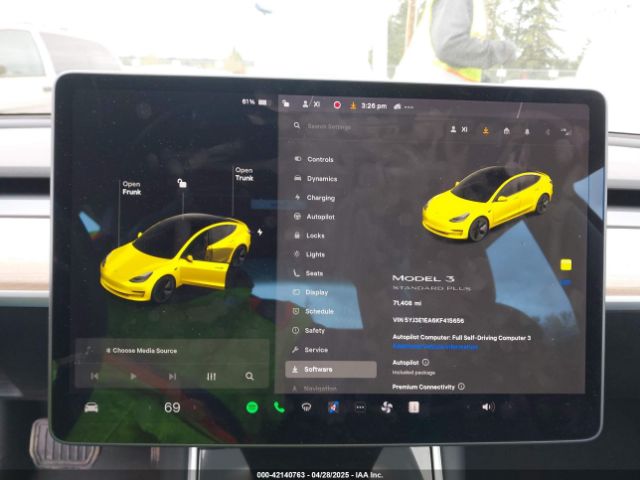5YJ3E1EA6KF415656 Tesla Model 3 Long Range/mid Range/standard Range/standard Range Plus