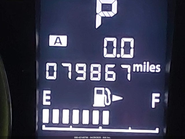 JF2GPAKC1E8295580 Subaru 2.0l na