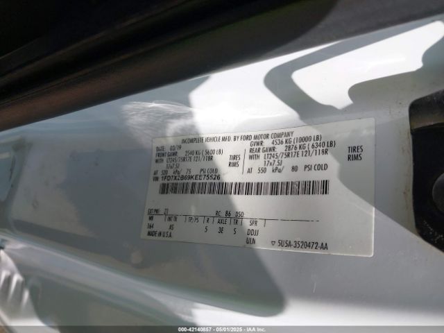 1FD7X2B69KEE75526 Ford F-250 Xl