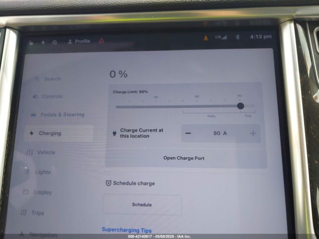 5YJSA1H1XEFP44397 Tesla Model S P85