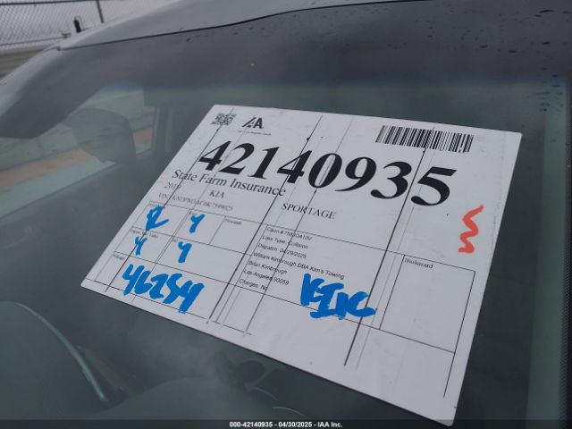 KNDPM3AC6K7599025 KIA Sportage Lx