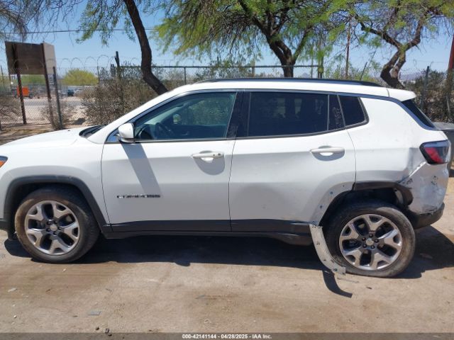 3C4NJCCB1MT555775 Jeep Compass Limited Fwd