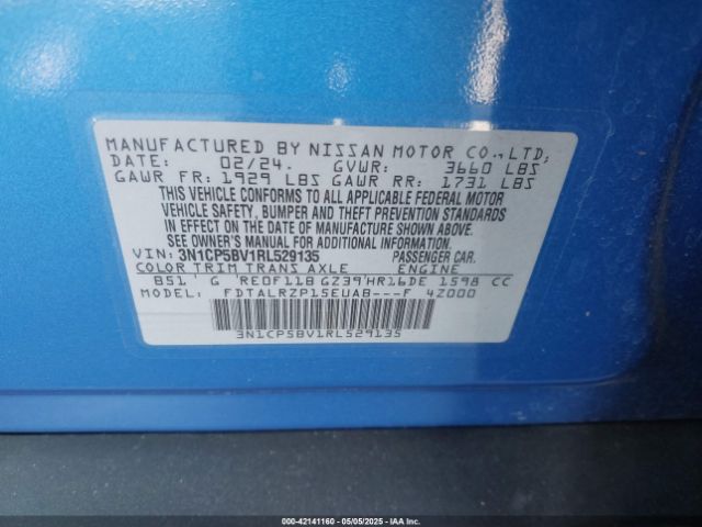 2024 NISSAN KICKS 3N1CP5BV1RL529135 Photo 8