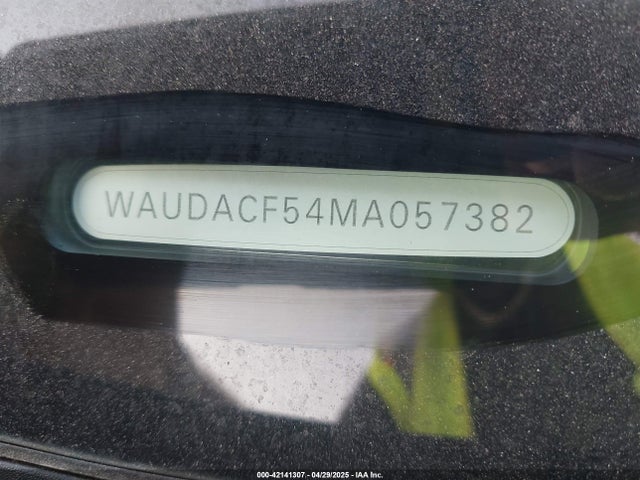 WAUDACF54MA057382 Audi A5 Sportback Premium 45 Tfsi Quattro S Tronic