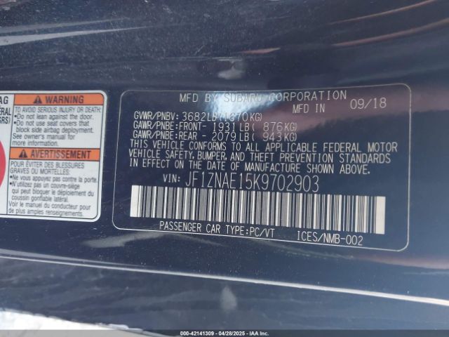 2019 TOYOTA 86 JF1ZNAE15K9702903 Photo 8