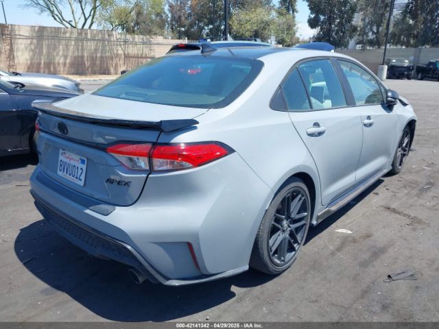 5YFM4MCE5MP070500 Toyota Corolla Se Apex Edition