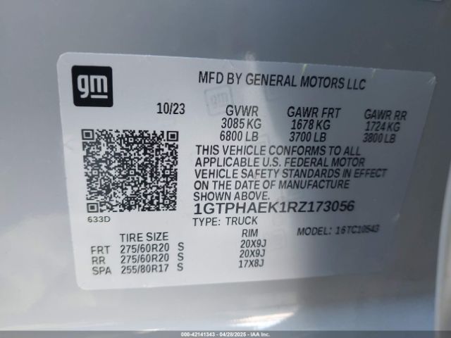 1GTPHAEK1RZ173056 GMC Sierra 1500 2wd  Short Box Pro