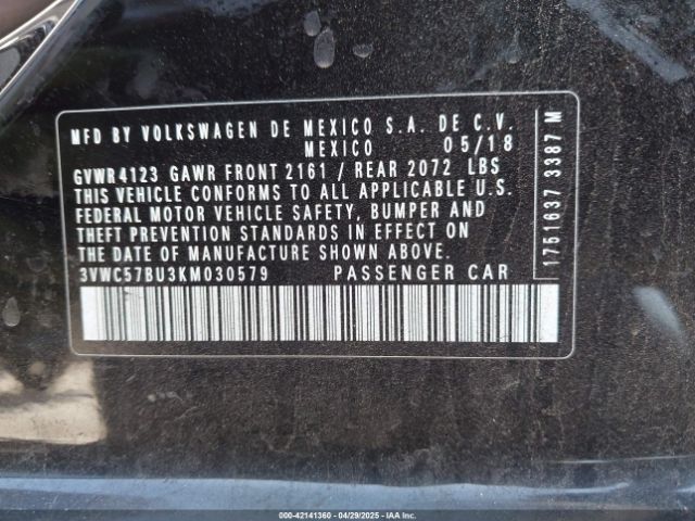 2019 VOLKSWAGEN JETTA 3VWC57BU3KM030579 Photo 8