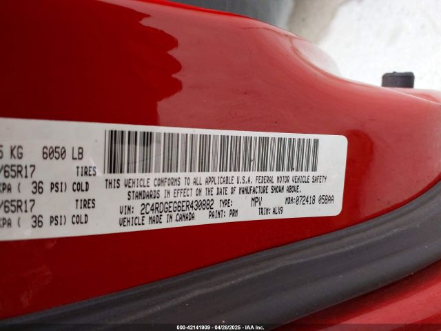 2C4RDGEG6ER430882 Dodge Grand Caravan R/t