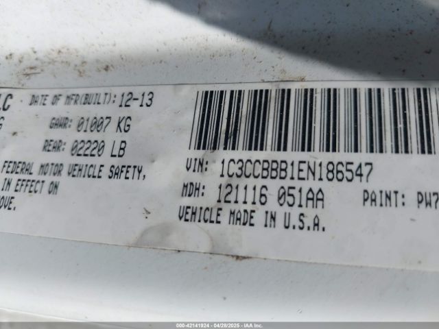1C3CCBBB1EN186547 Chrysler 200 Touring