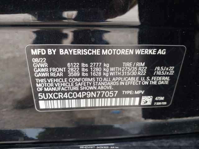 2023 BMW X5 5UXCR4C04P9N77057 Photo 8
