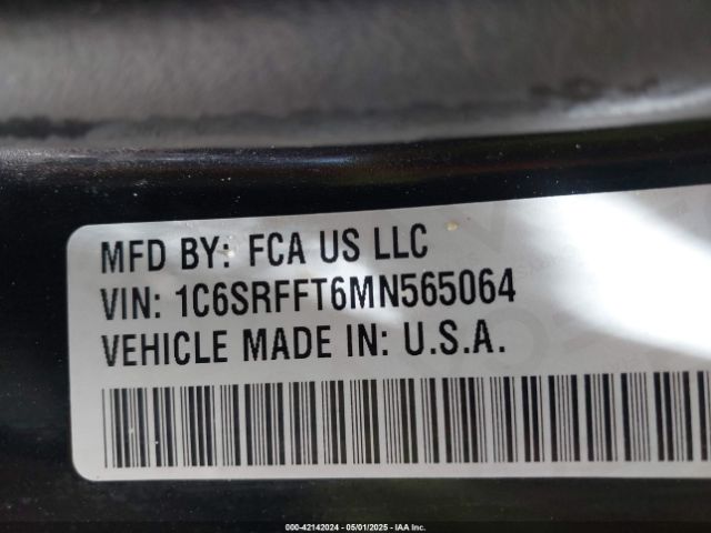 1C6SRFFT6MN565064 RAM 1500 Big Horn  4x4 5'7 Box