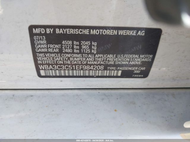 WBA3C3C51EF984208 BMW 320i Xdrive