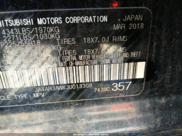 2018 MITSUBISHI OUTLANDER SPORT JA4AR3AWXJU013308 Photo 8