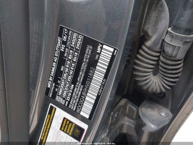 WDC0G4JB9HV011882 Mercedes-Benz m274