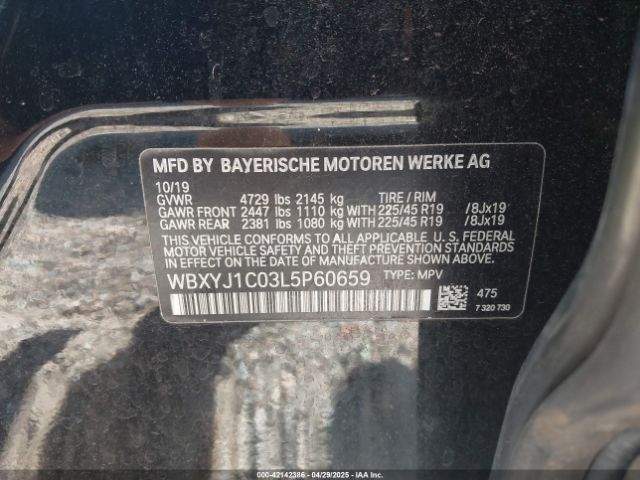 WBXYJ1C03L5P60659 BMW X2 Xdrive28i