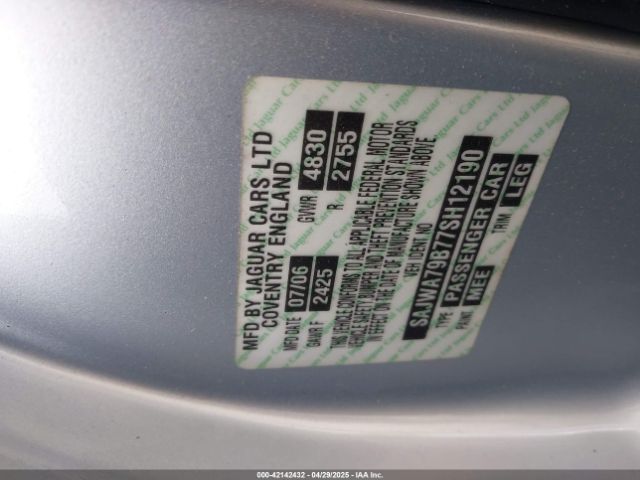 2007 JAGUAR XJ SAJWA79B77SH12190 Photo 8