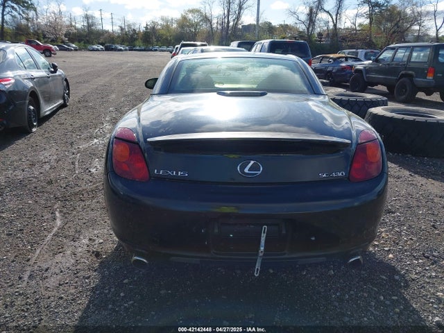 2002 Lexus Sc 430 მანქანა იყიდება აუქციონზე, vin: JTHFN48Y220015436, აუქციონის ნომერი: 42142448