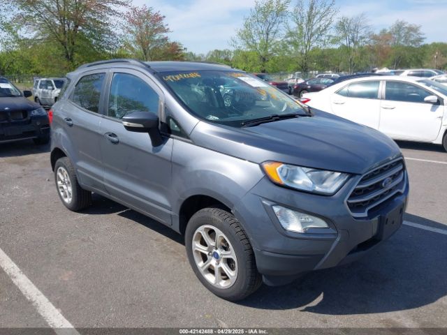 MAJ6S3GL7LC390240 Ford Ecosport Se