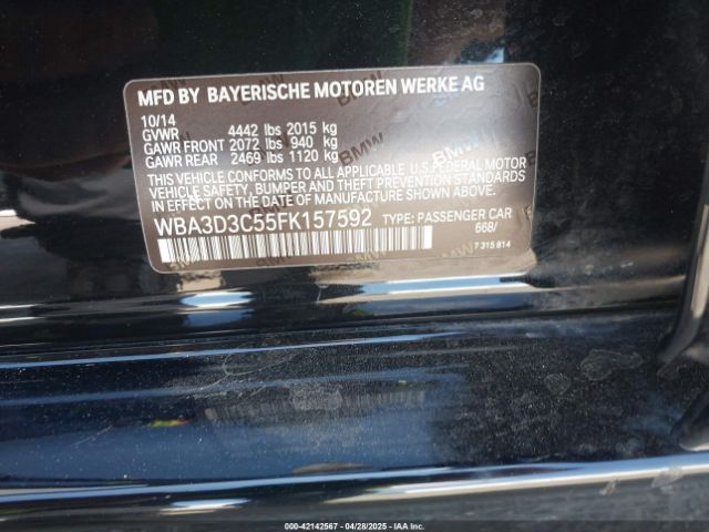 WBA3D3C55FK157592 BMW 328D