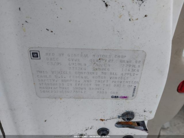 1995 CADILLAC DEVILLE 1G6KD52B1SU278042 Photo 8