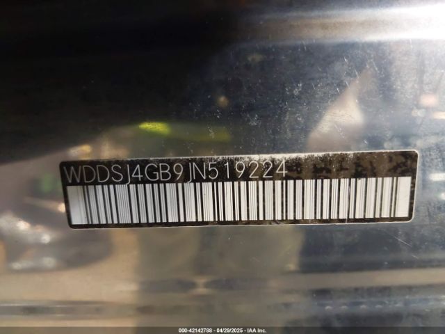 WDDSJ4GB9JN519224 Mercedes-Benz CLA 250 4MATIC