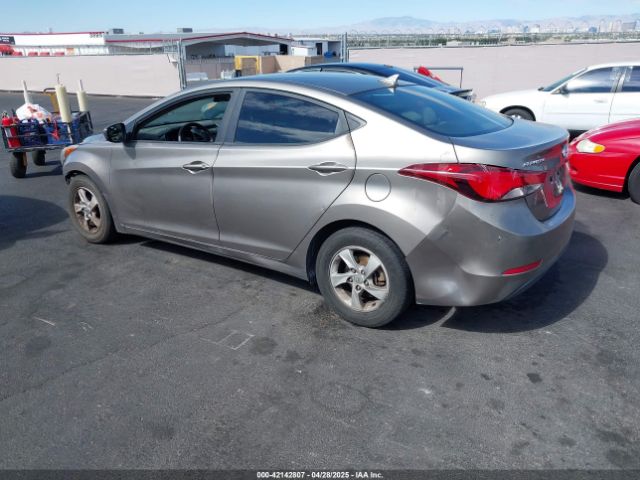 5NPDH4AE1FH645621 Hyundai ELANTRA SE