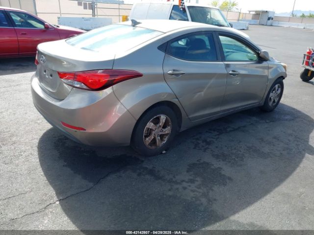 5NPDH4AE1FH645621 Hyundai ELANTRA SE