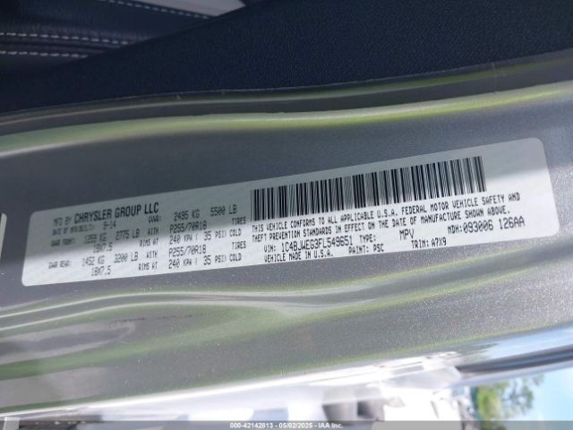 2015 JEEP WRANGLER UNLIMITED 1C4BJWEG3FL549651 Photo 8