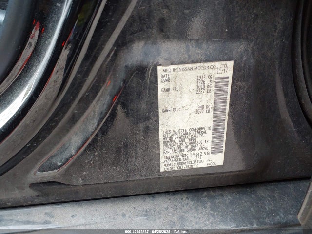 1N4AL3AP6JC158258 Nissan Altima 2.5 Sl