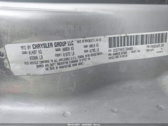 3C3CFFAR7ET264083 Fiat 500 POP