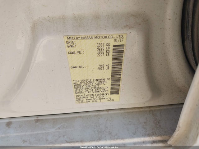1N4AL3AP3HN336805 Nissan 2017