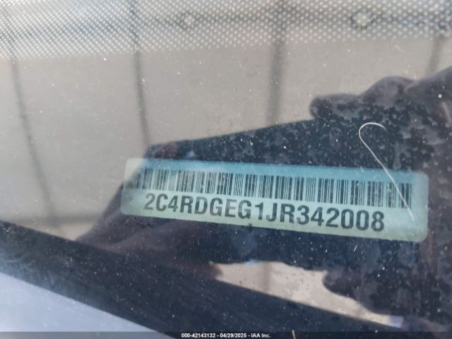 2C4RDGEG1JR342008 Dodge Grand Caravan Gt
