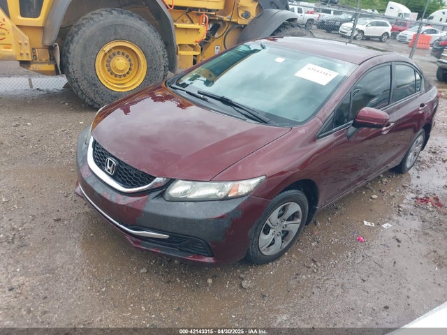 Honda Civic Lx 2014 19XFB2F57EE008940 Image 2