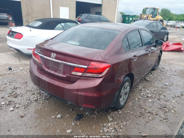 Honda Civic Lx 2014 19XFB2F57EE008940 Image 4
