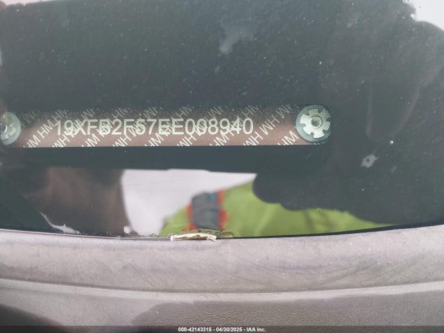 Honda Civic Lx 2014 19XFB2F57EE008940 Image 9