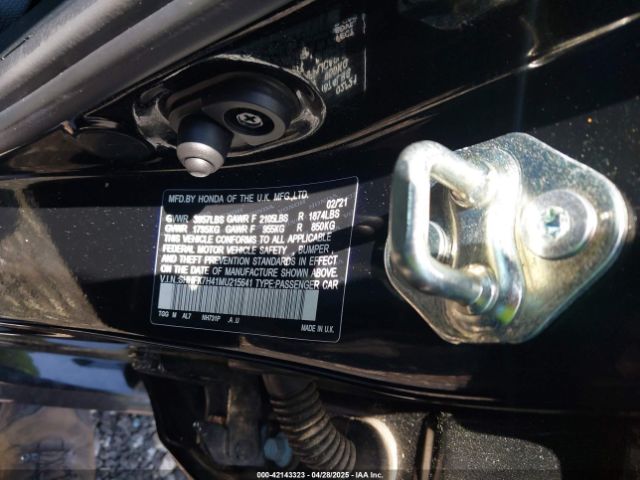 SHHFK7H41MU215641 Honda Civic Sport