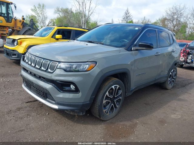 3C4NJDCB3NT145518 Jeep Compass Limited 4x4