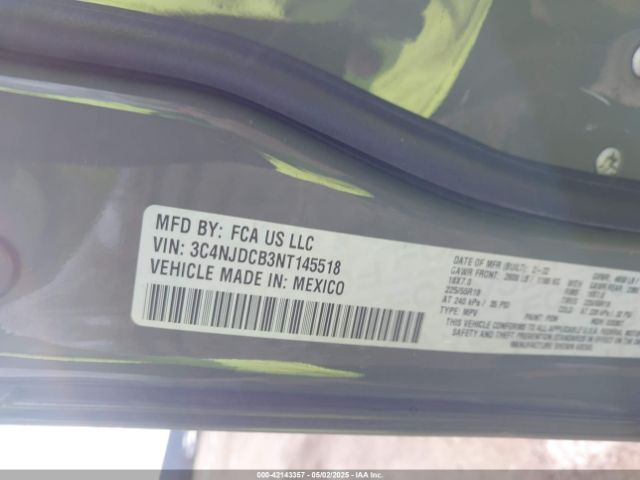 3C4NJDCB3NT145518 Jeep Compass Limited 4x4