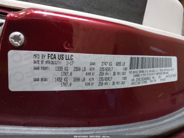 2C4RC1BG3HR688012 Chrysler Pacifica Touring-l
