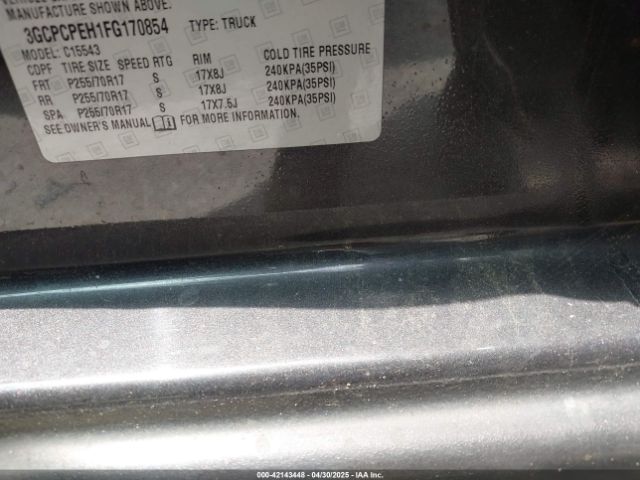 3GCPCPEH1FG170854 Chevrolet Silverado 1500 Ls