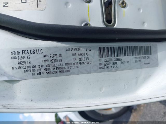 1C3CDFBB1GD689296 Dodge DART SXT