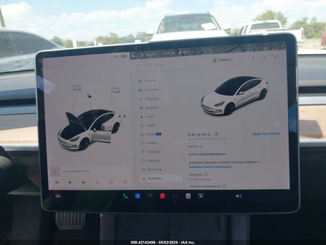 5YJ3E1EA5MF098844 Tesla Model 3 Standard Range Plus Rear-wheel Drive