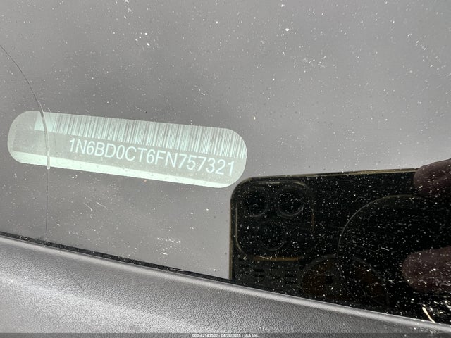 1N6BD0CT6FN757321 Nissan Frontier S/sv