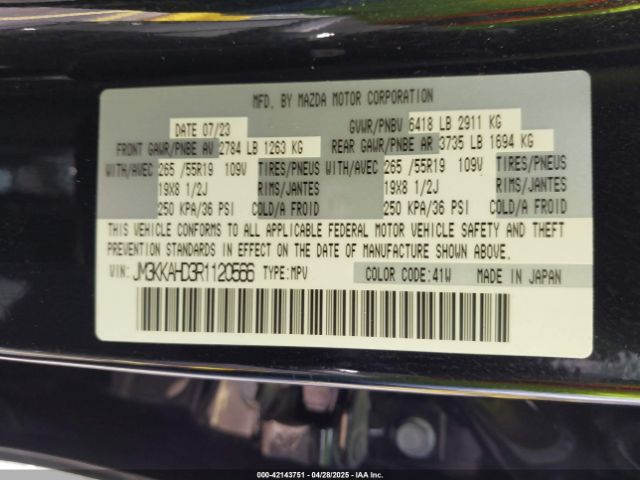 JM3KKAHD3R1120566 Mazda Cx-90 3.3 Turbo Select