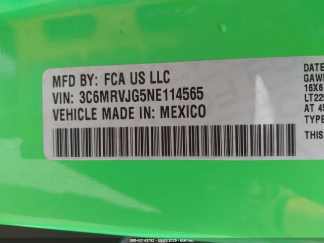 2022 RAM PROMASTER 3500 3C6MRVJG5NE114565 Photo 8