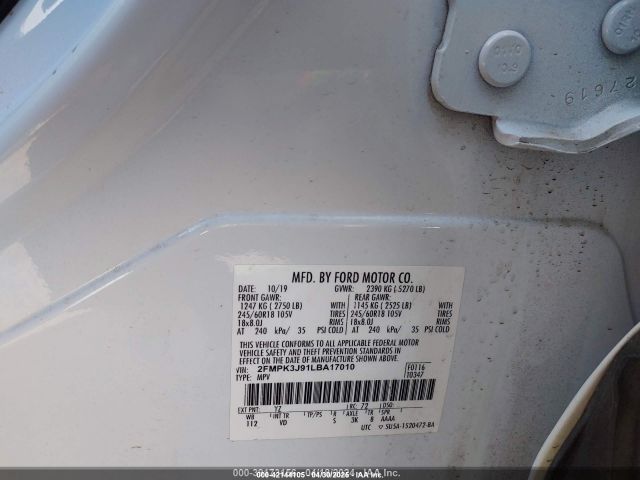 2020 FORD EDGE 2FMPK3J91LBA17010 Photo 8