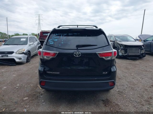 5TDKKRFH3FS076080 Toyota Highlander Xle V6