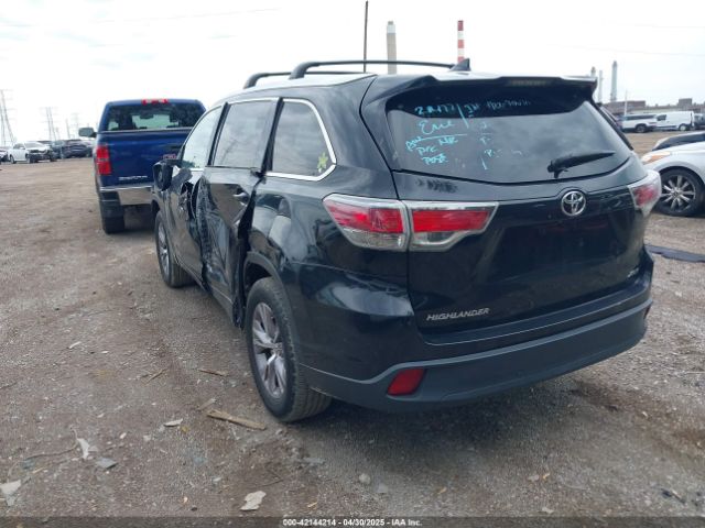 5TDKKRFH3FS076080 Toyota Highlander Xle V6